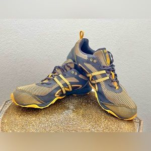 New Balance 840 Trail Jogging Running Shoes Gray Yellow Mens 13 MT840GR